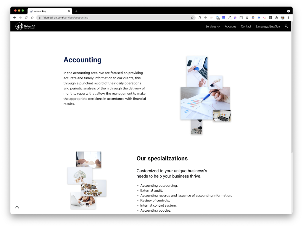 Case studies up front