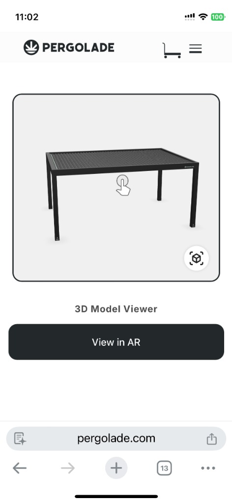 AR view button entry point